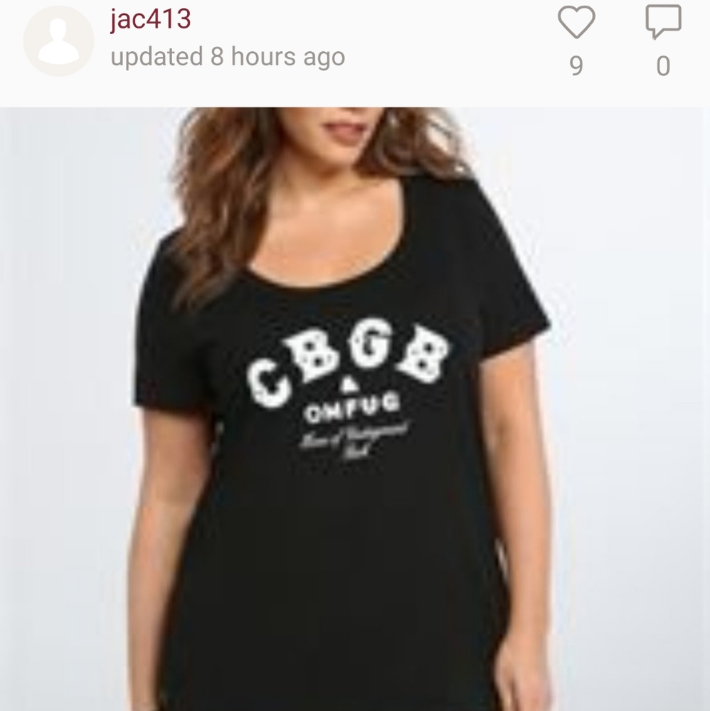 Listing for faycarrie-CBGB t-shirt